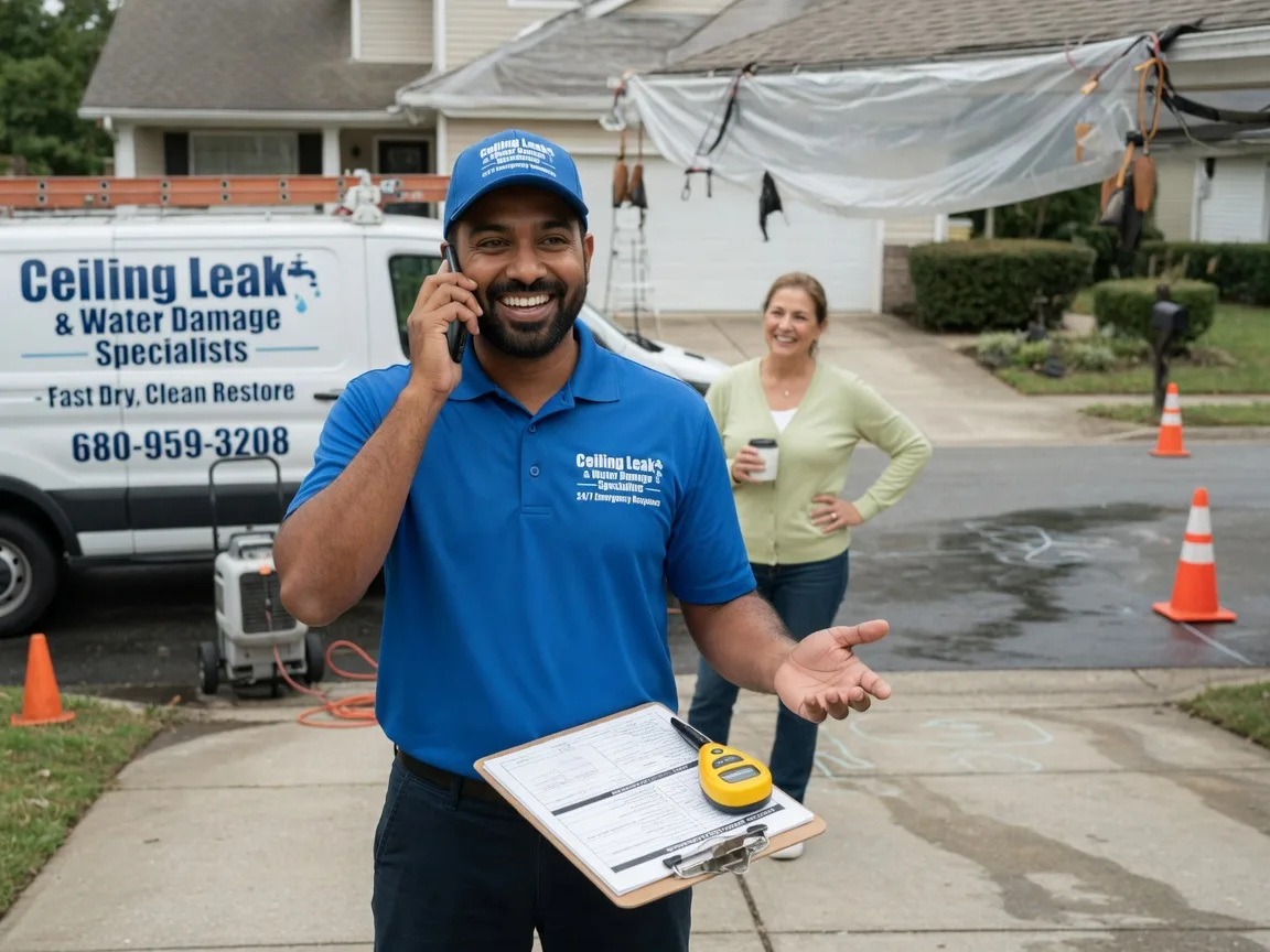 Ceiling Leak Cleanup Groveland, IL FAQs